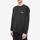 Neighborhood Men's Long Sleeve NH-6 T-Shirt in Black