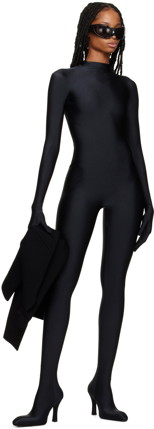 Balenciaga Black Heeled Jumpsuit Balenciaga