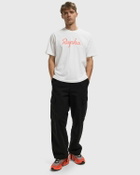 Rapha Cotton Tee - Large Logo White Mens Shortsleefe