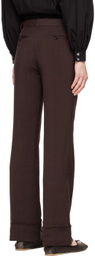 CO Brown Cuffed Trousers