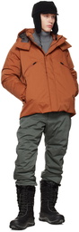 Snow Peak Orange Fire-Resistant Down Jacket