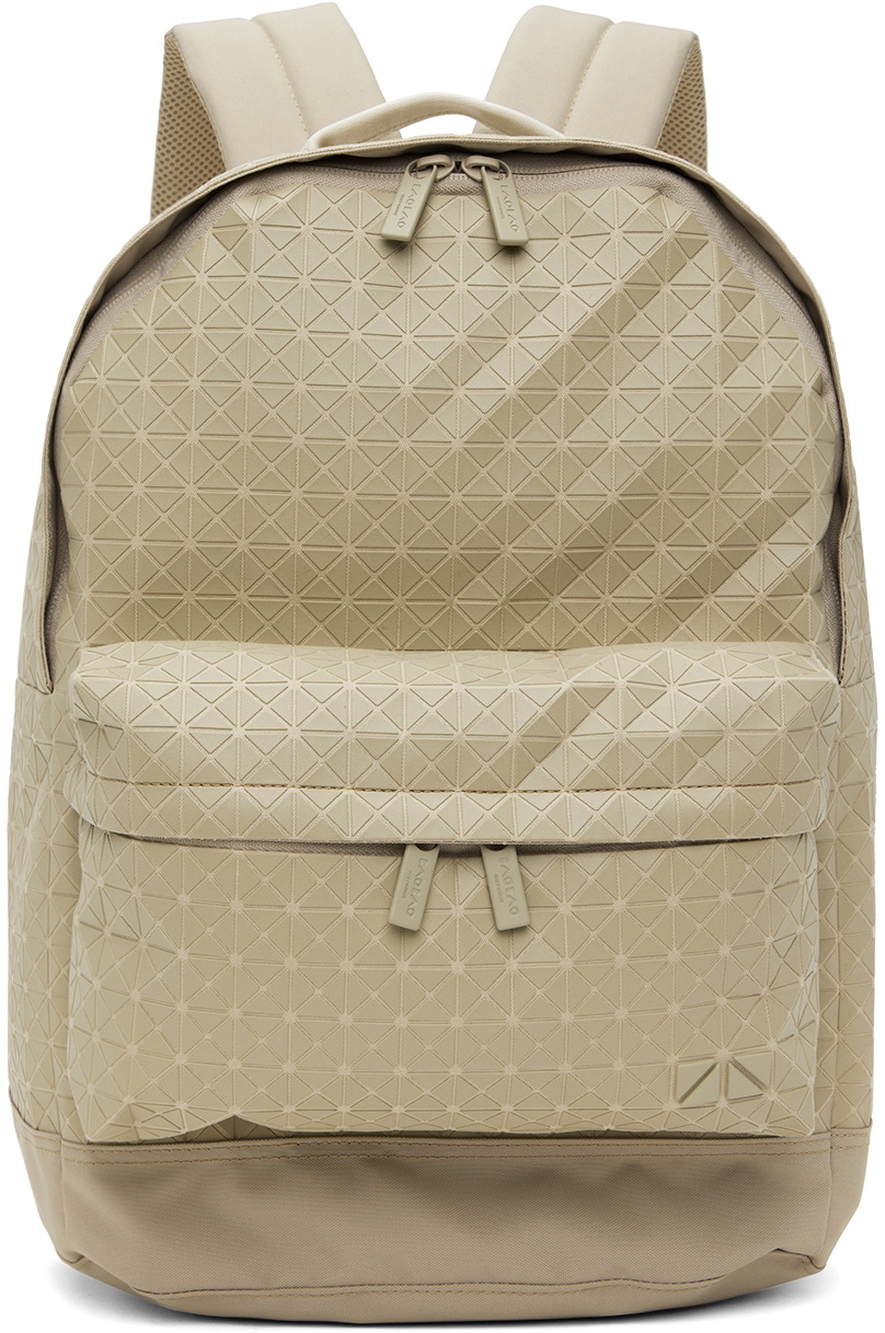 BAO BAO ISSEY MIYAKE Beige Daypack Backpack Bao Bao Issey Miyake