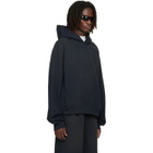 Acne Studios Black Fleece Logo Hoodie