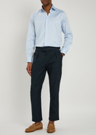 Eton Cotton-twill Shirt Light Blue