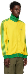 adidas Originals Yellow & Green Beckenbauer Track Jacket