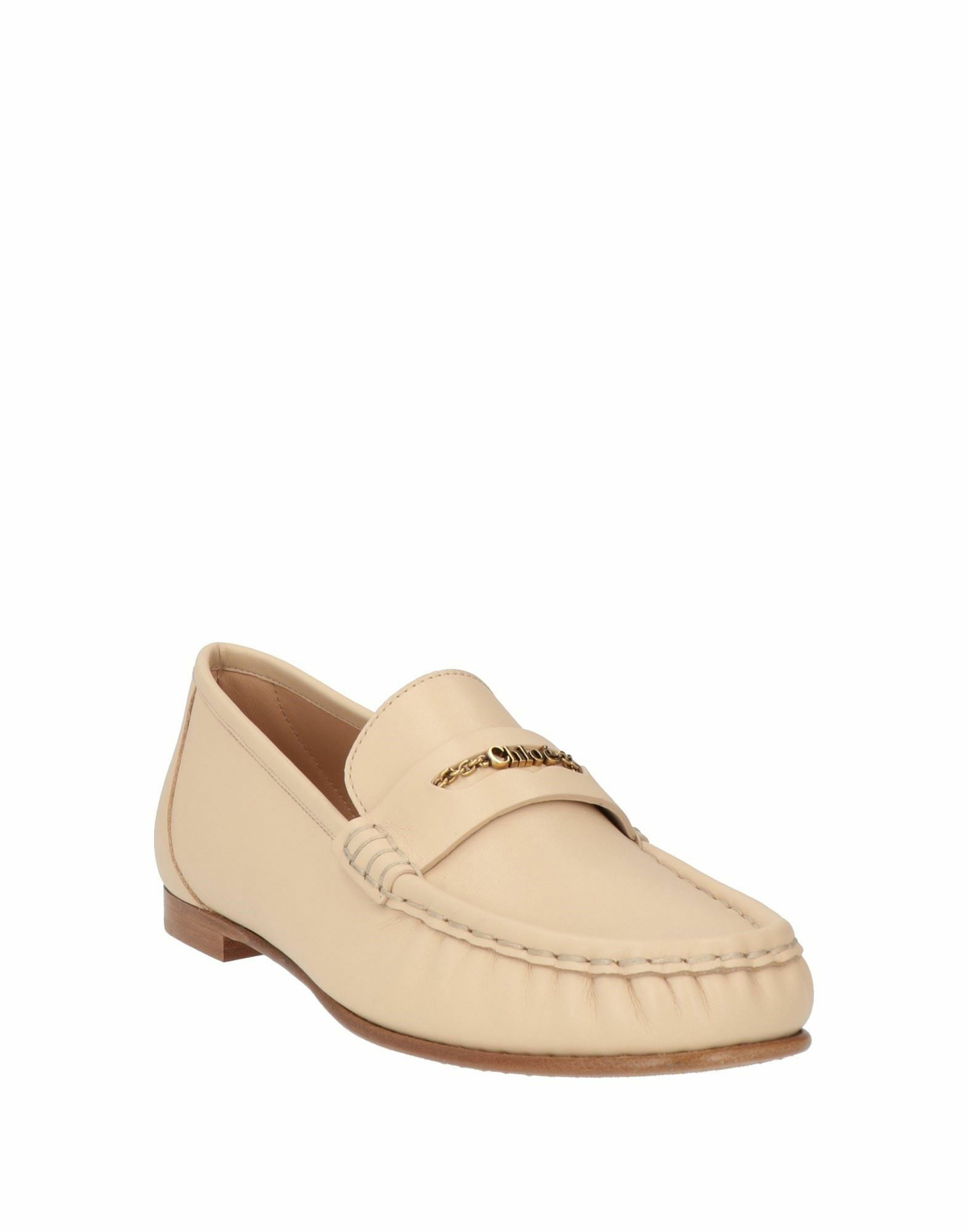 Chloé Womens Loafers in Beige