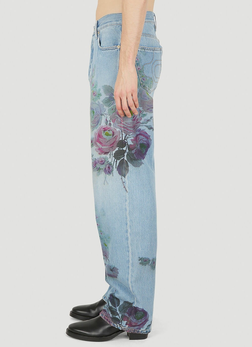 Eytys - Benz Bloom Jeans in Blue Eytys
