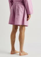 Tekla Unisex Poplin Pyjama Shorts Pink