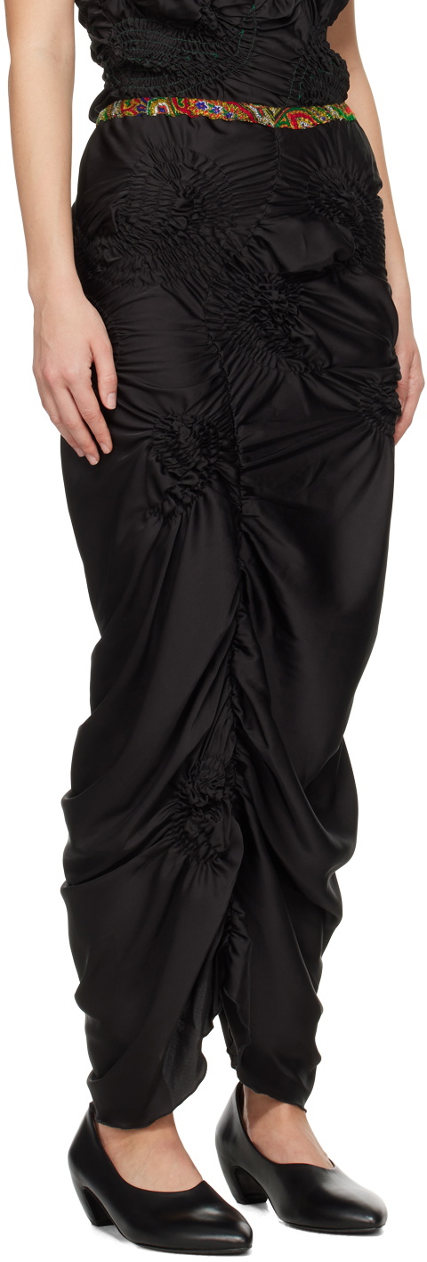 J.Kim Black Markiza Midi Skirt