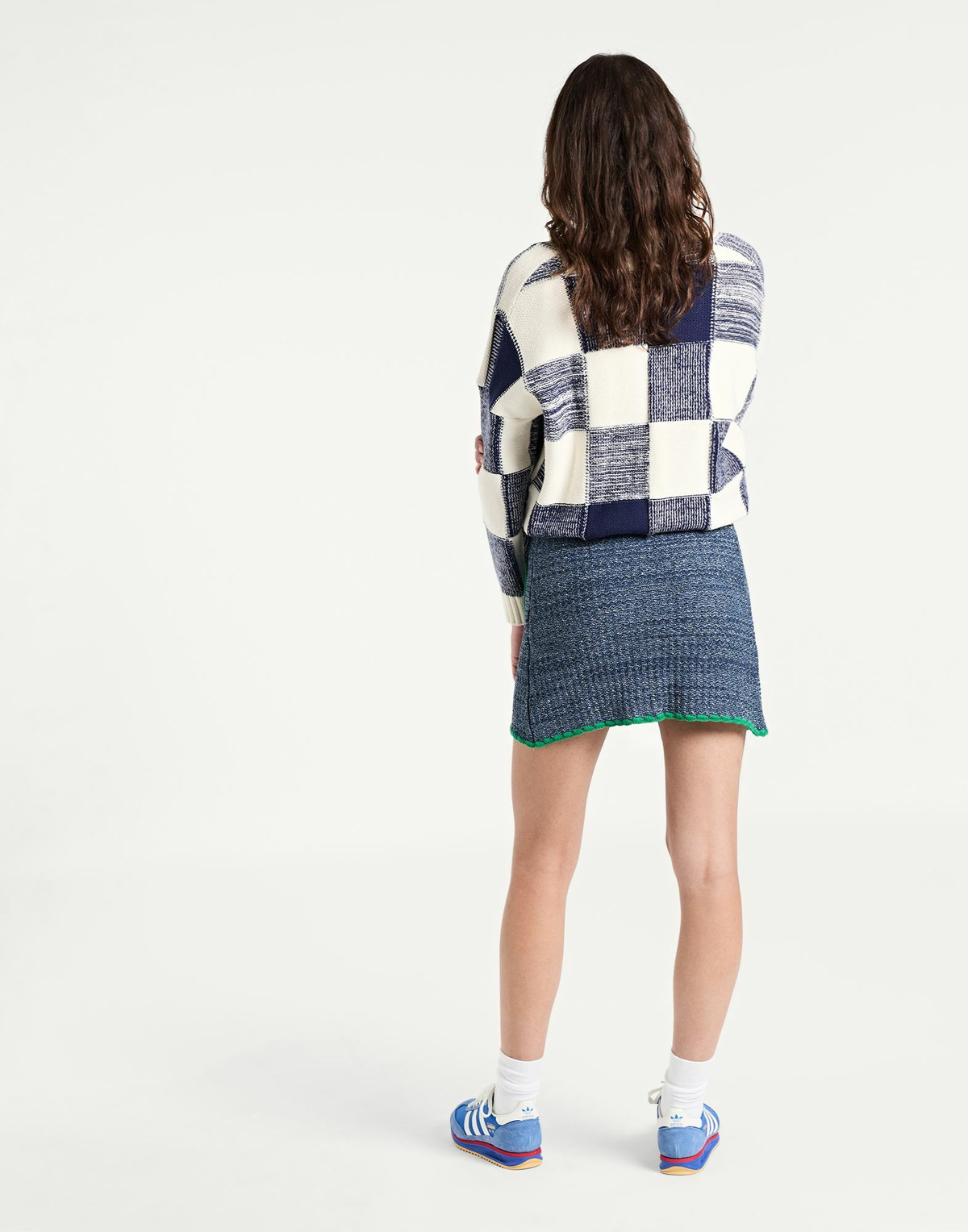 Cormio Womens Mini skirt Slate in Blue
