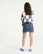 Cormio Womens Mini skirt Slate in Blue
