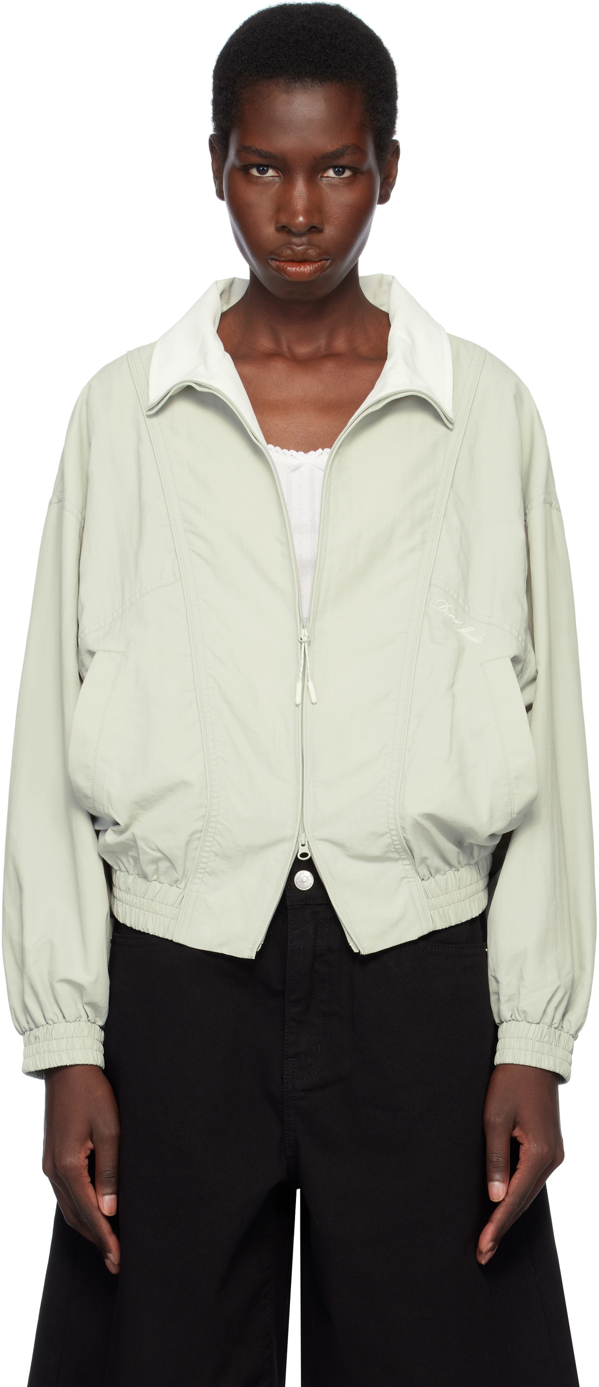 【関税込み】Dunst カーキ Blocking Wind Breaker ジャケット Dunst Navy Blocking Wind Breaker Jacket Dunst