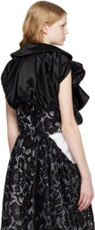 Comme des Garçons Black Ruffled Jacket