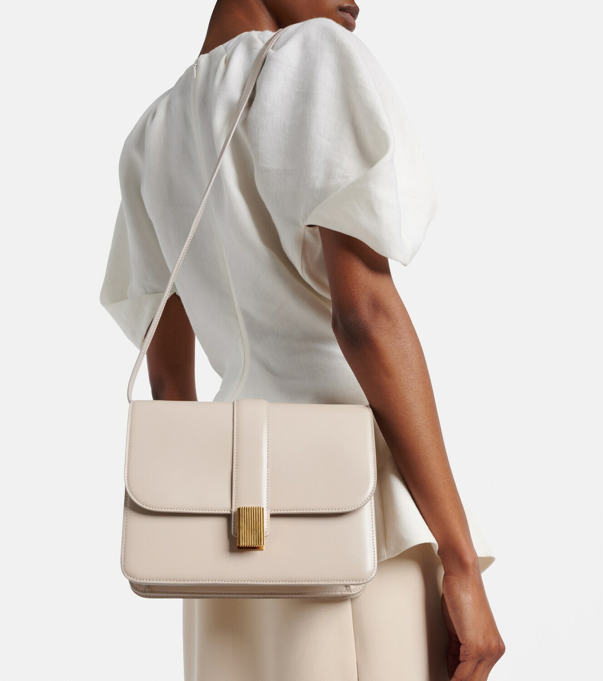 Khaite Blake leather crossbody bag