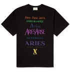 Aries - Printed Cotton-Jersey T-Shirt - Men - Black