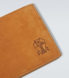 Brunello Cucinelli Suede bifold wallet