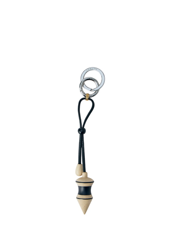 Photo: Lemaire Black Stripes Pendulum Bag Charm