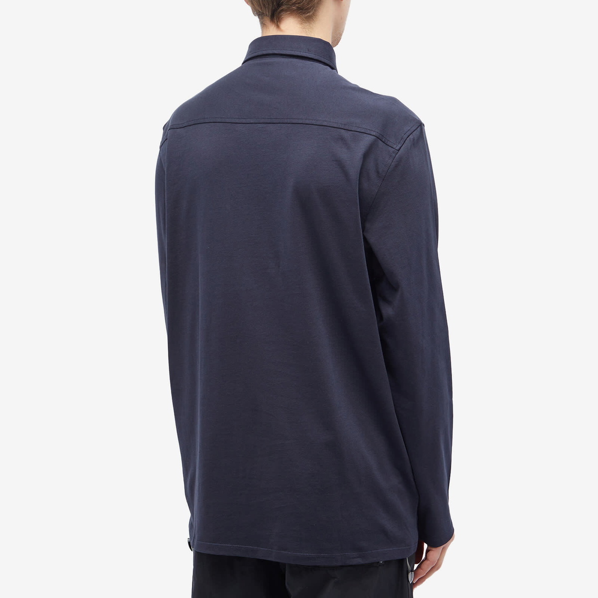 Fred Perry Men's x Raf Simons Printed Jersey Shirt in Navy Fred Perry