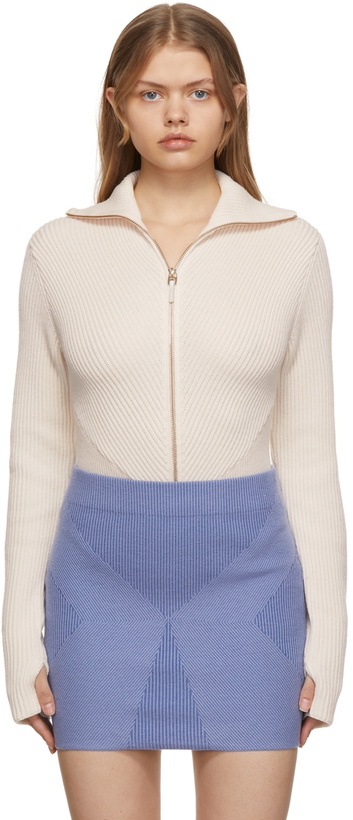 Photo: Gauge81 SSENSE Exclusive Off-White Ribe Bodysuit