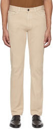 ZEGNA Beige City Jeans