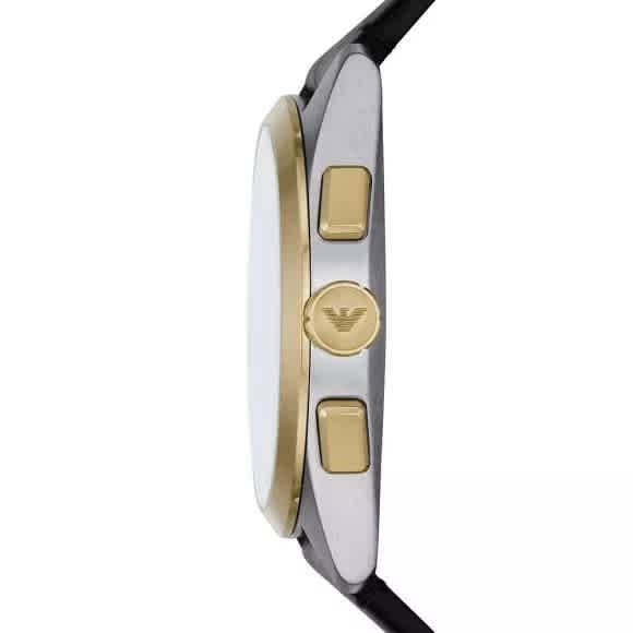 Emporio Armani Claudio Chronograph Quartz Silver Dial Mens Watch AR11498