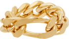 IN GOLD WE TRUST PARIS Figaro Chain Ring