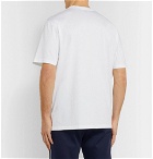Burberry - Logo-Detailed Cotton-Jersey T-Shirt - White