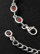 PATTARAPHAN - Baby Ying 14-Karat White Gold Garnet Bracelet