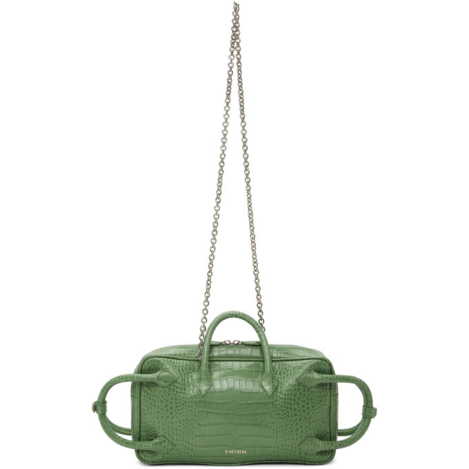 Photo: Dheygere Green Python Multi Strap Duffle Bag