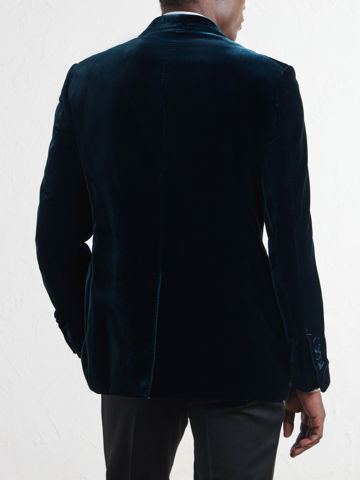 TOM FORD - Shelton Velvet Tuxedo Jacket - Green