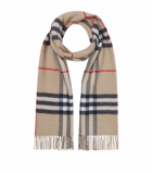 BURBERRY - Giant Check Cashmere Scarf