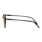 Oliver Peoples Navy and Yellow OMalley Sunglasses