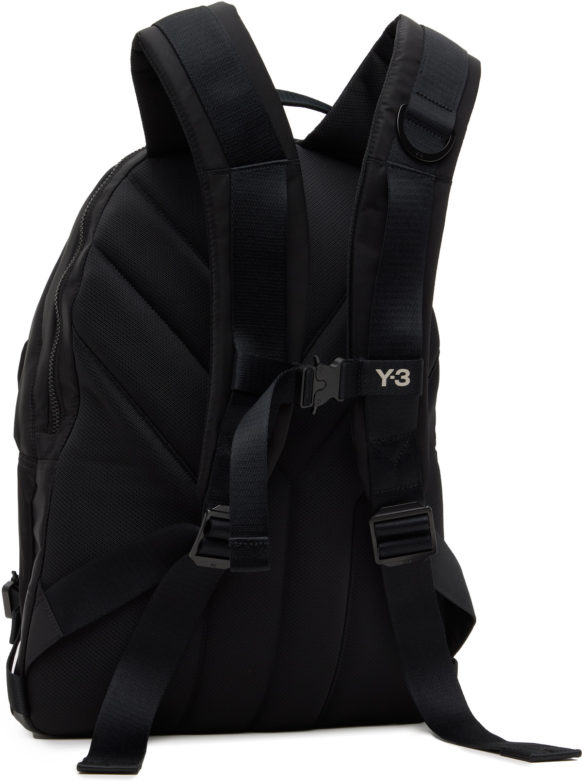 Y-3 Black Nylon Backpack