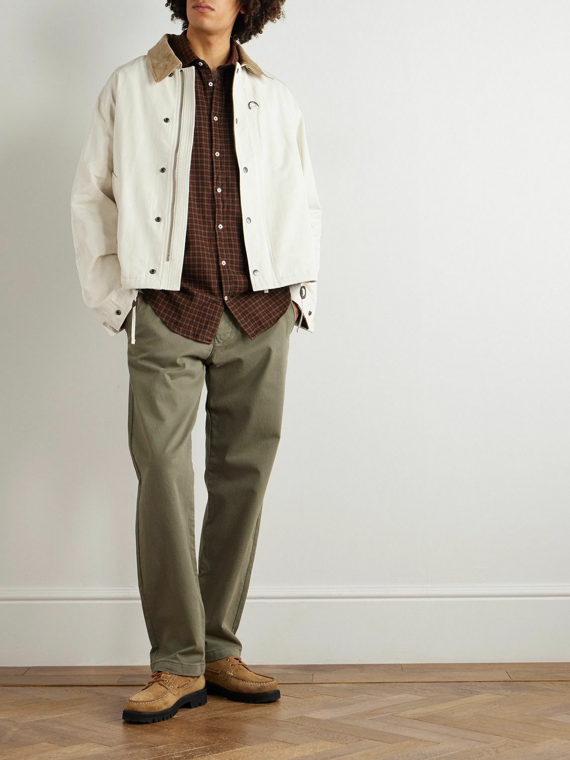 Massimo Alba - Canary Checked Cotton-Flannel Shirt - Red