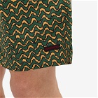 Gramicci Men's Packable G-Shorts in Zig Zag Orange
