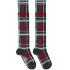 Vivienne Westwood Gray Multicheck Socks