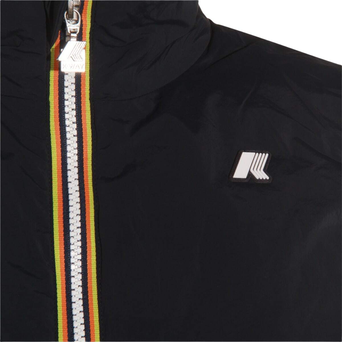 K-Way Dark Blue Nylon Casual Jacket