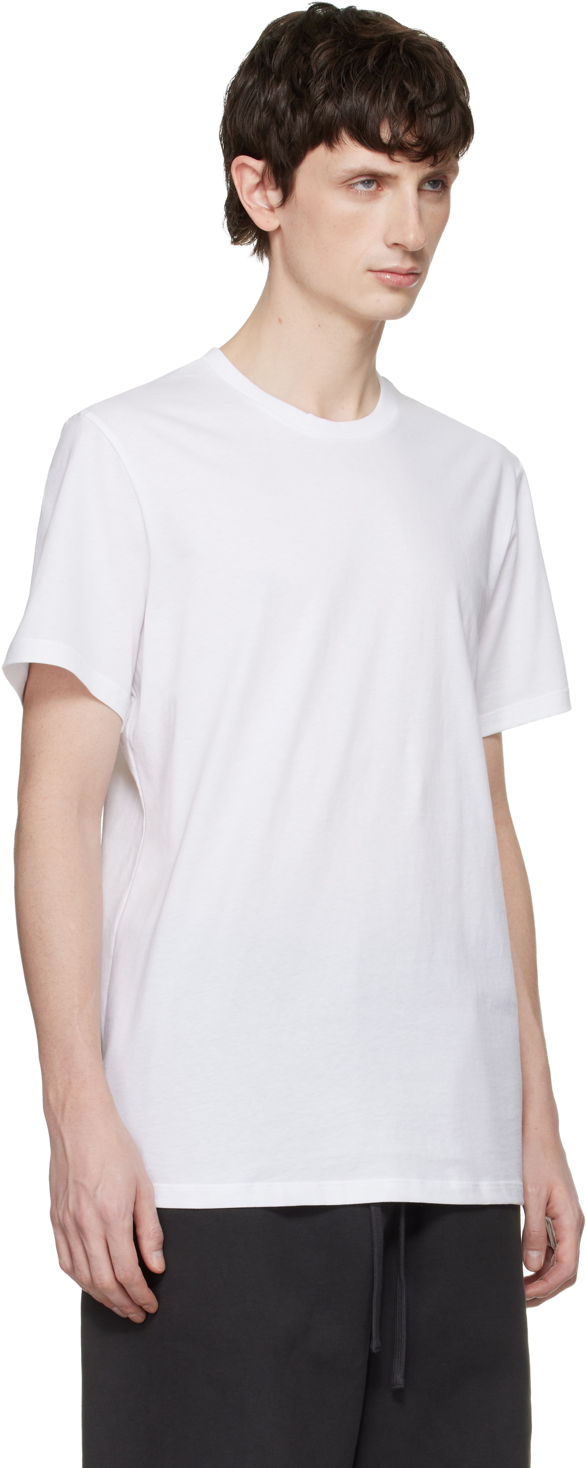 SKIMS Three-Pack White Skims Basics Lightweight T-shirts