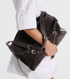 Givenchy Voyou Medium suede shoulder bag