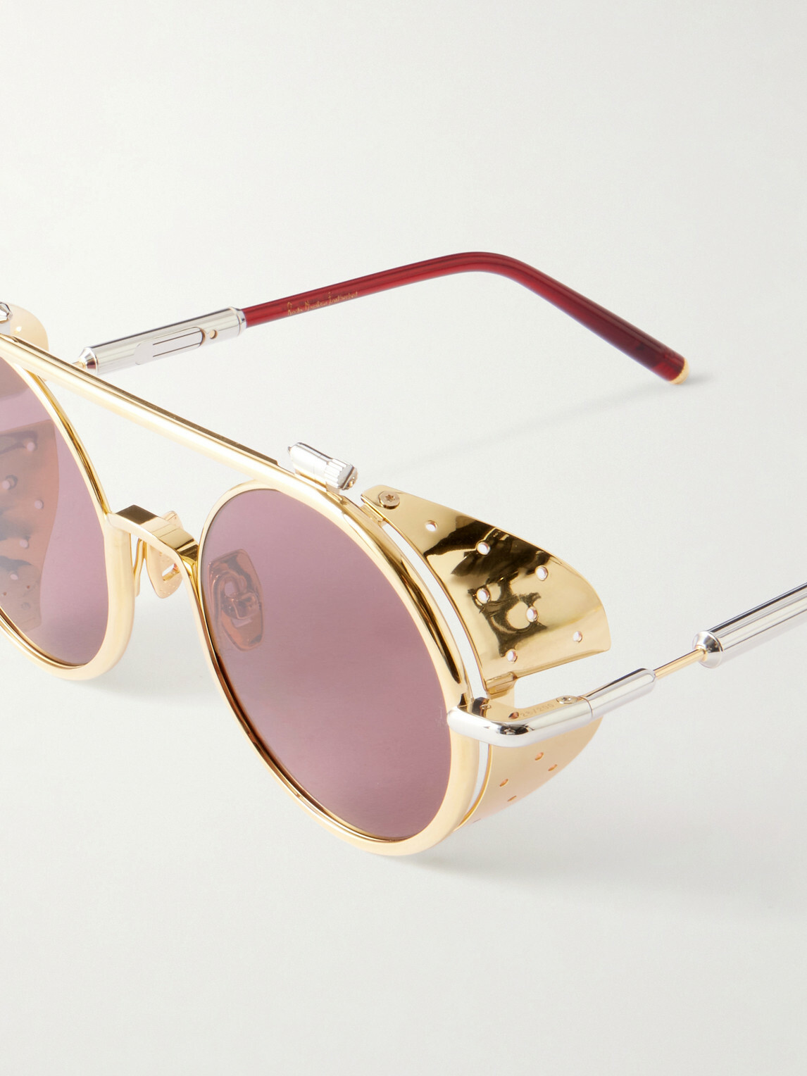 Jacques Marie Mage - Glacier Rocky Round Frame Sunglasses