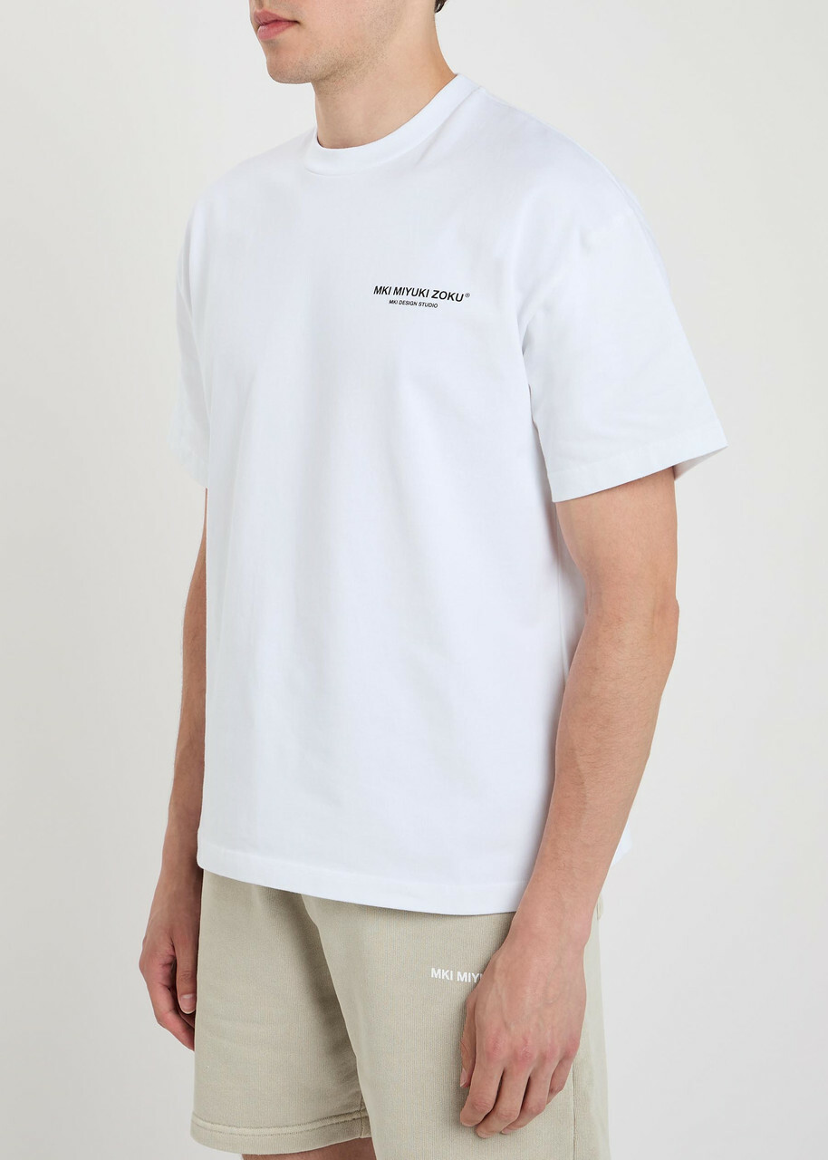Mki Miyuki Zoku Design Studio Cotton T-shirt White