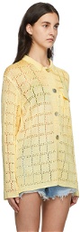 Calle Del Mar Yellow Patchwork Long Sleeve Shirt