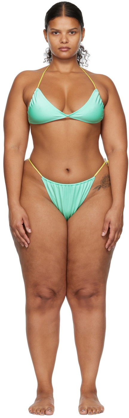 DOS SWIM SSENSE Exclusive Green Isa & Nova Bikini