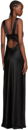 Reformation Black Chania Maxi dress