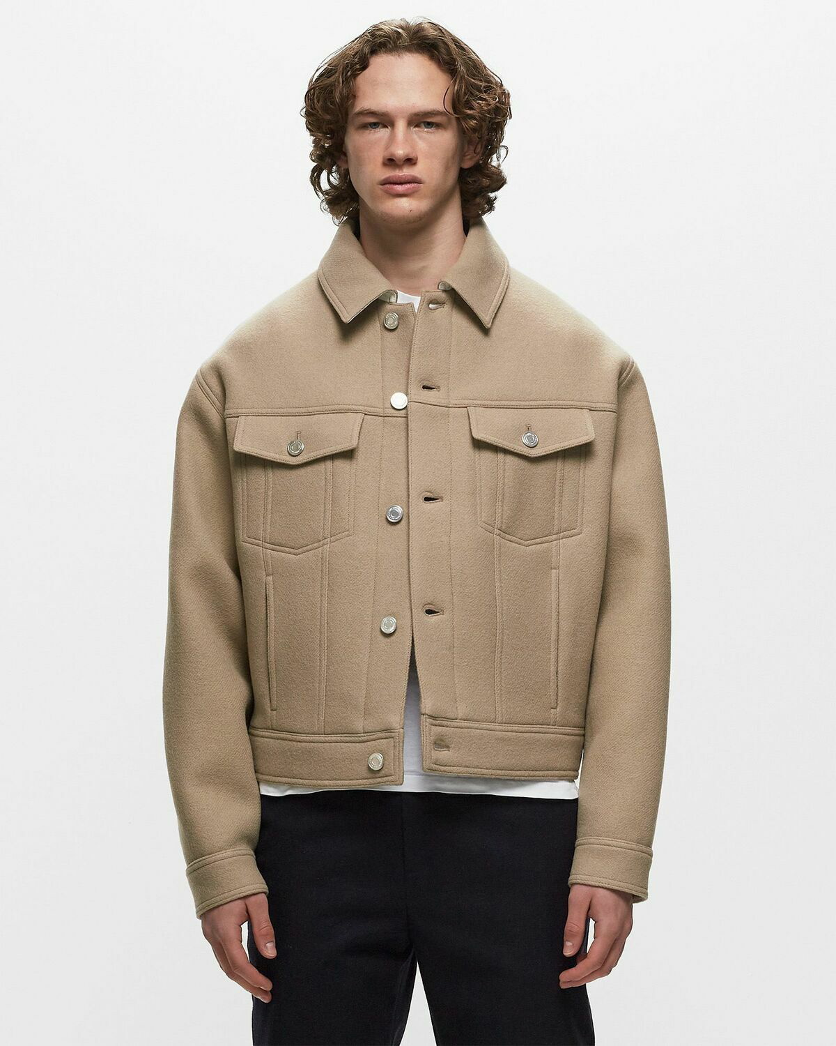 ジャケット AMI PARIS BROWN WOOL JACKET 23974177_54134683_600.jpg