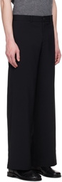 N.Hoolywood Black Wide Trousers
