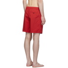 Kenzo Red Logo Swim Shorts