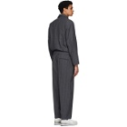 N.Hoolywood Grey Pinstripe Jumpsuit