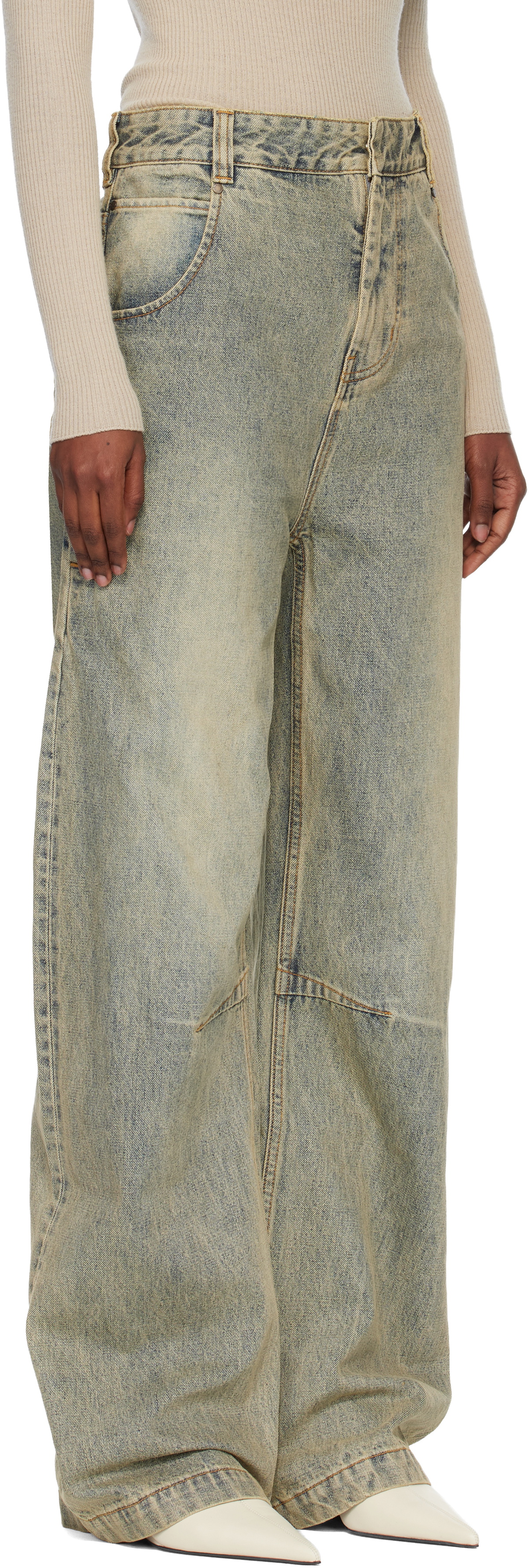 Entire Studios Blue Gem Jeans