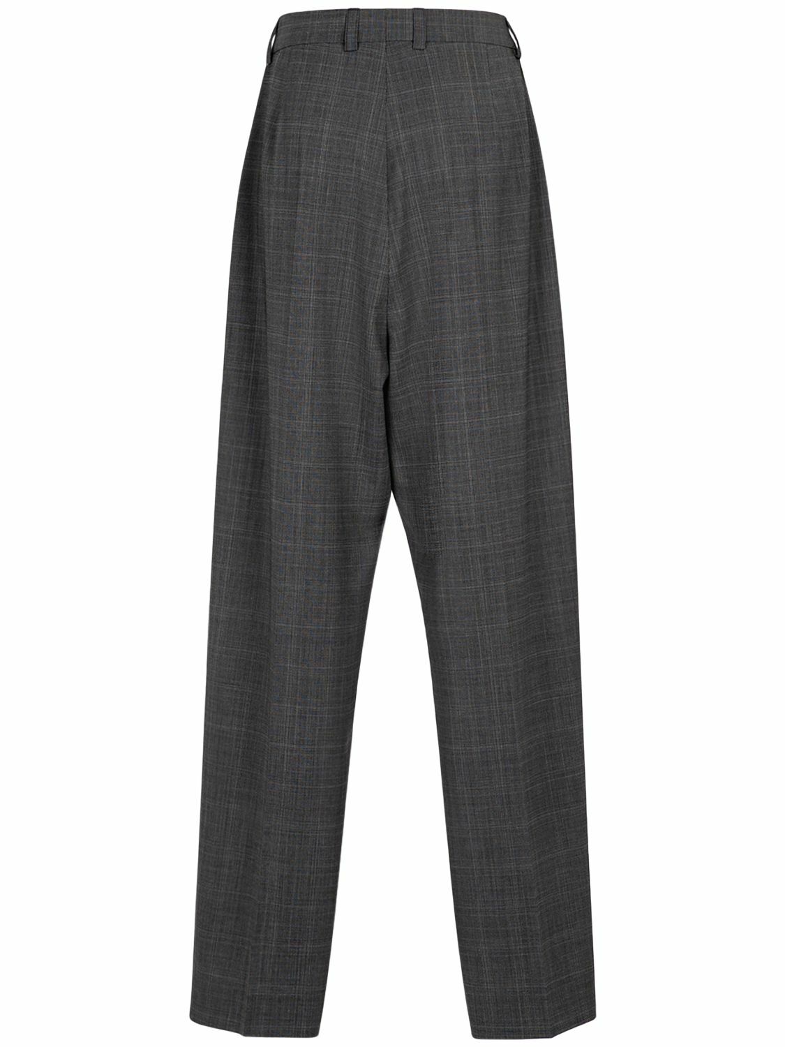 Balenciaga prince of wales trousers online